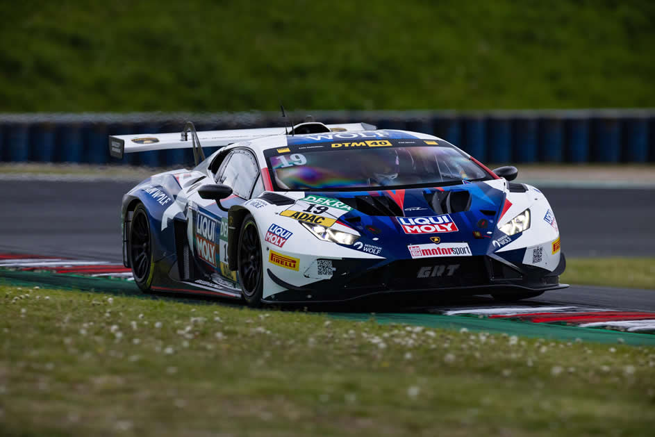 Luca Engstler Leads Lamborghini to Victory in DTM&nbsp;Oschersleben