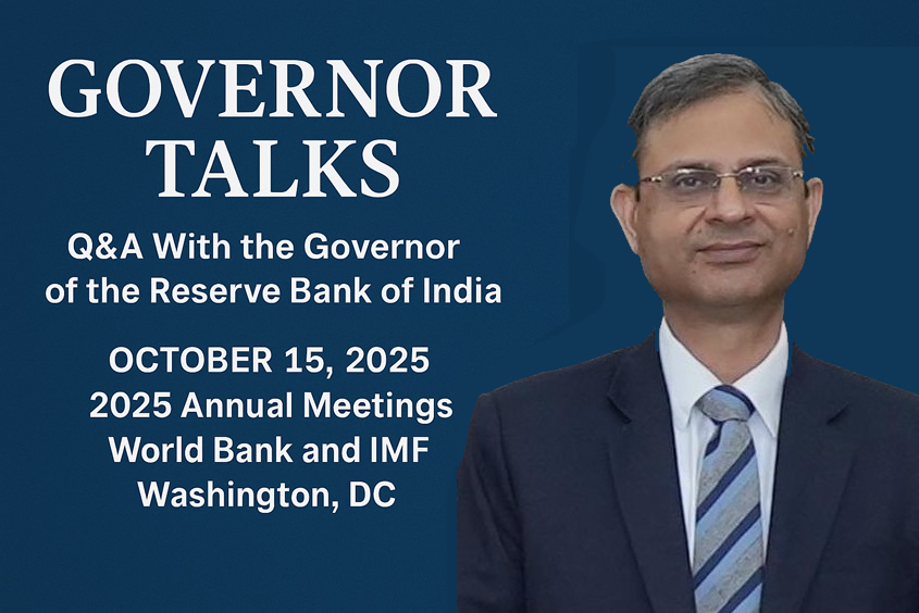 RBI Governor to Feature at IMF and World Bank Annual Meetings&nbsp;2025
