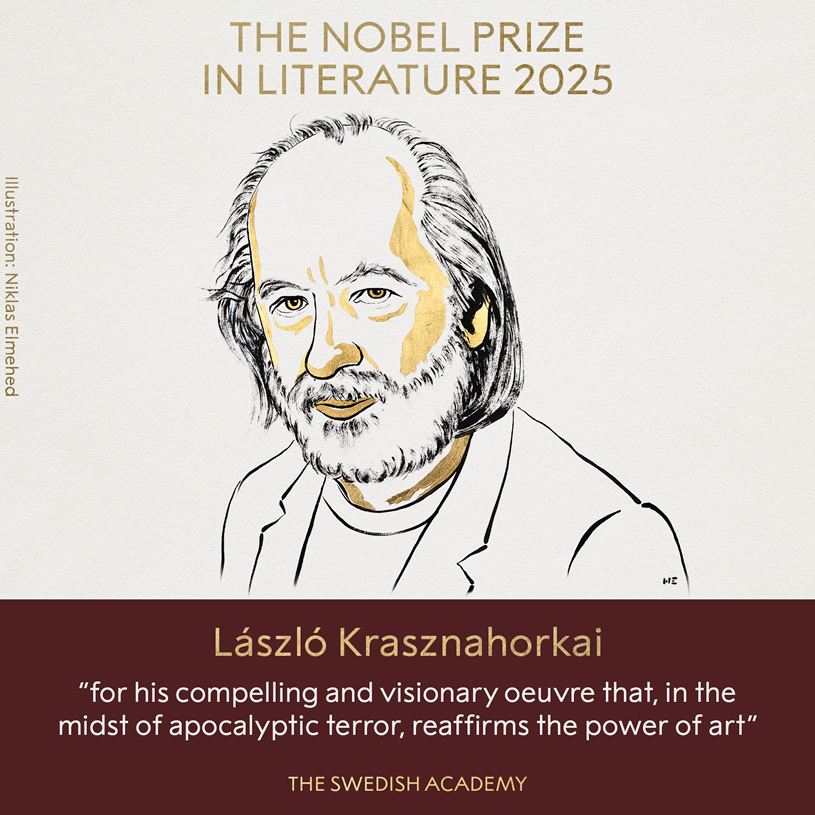 László Krasznahorkai Wins Nobel Prize in Literature&nbsp;2025