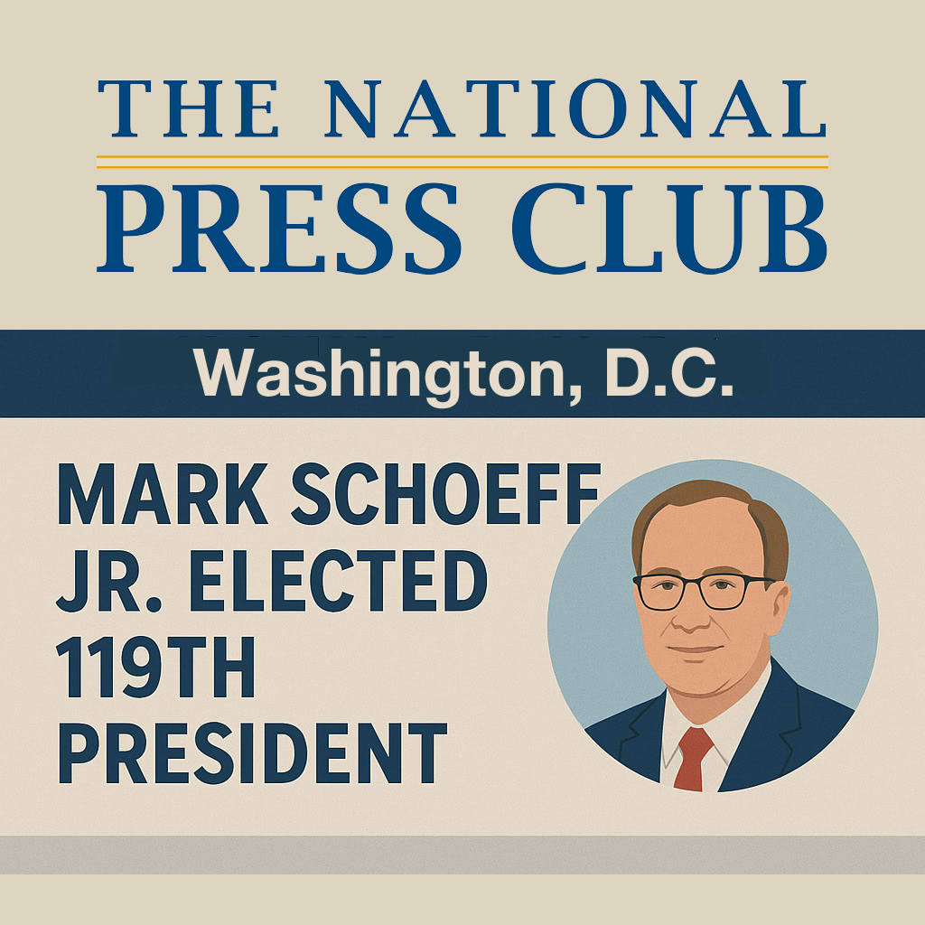 Mark Schoeff Jr. Becomes 119th President of National Press&nbsp;Club