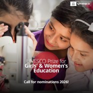 Nominations Now Open For 2026 UNESCO Prize In Women s Education CitiTimes