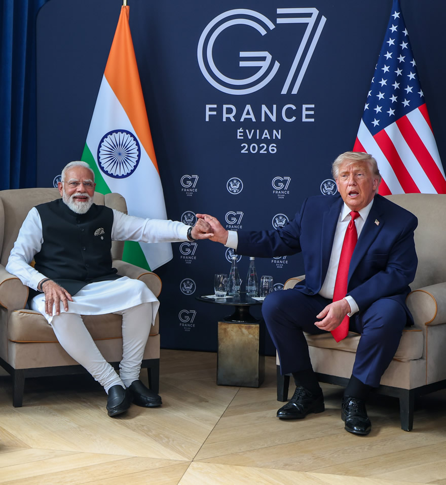 Modi and Trump Strengthen India-U.S. Ties at G7 Summit